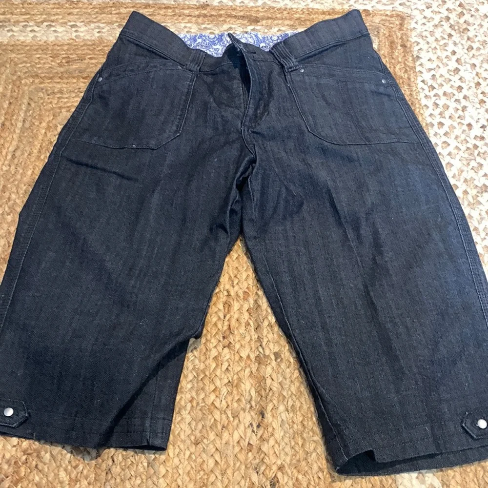 dark grayish capris - Picture 1 of 6